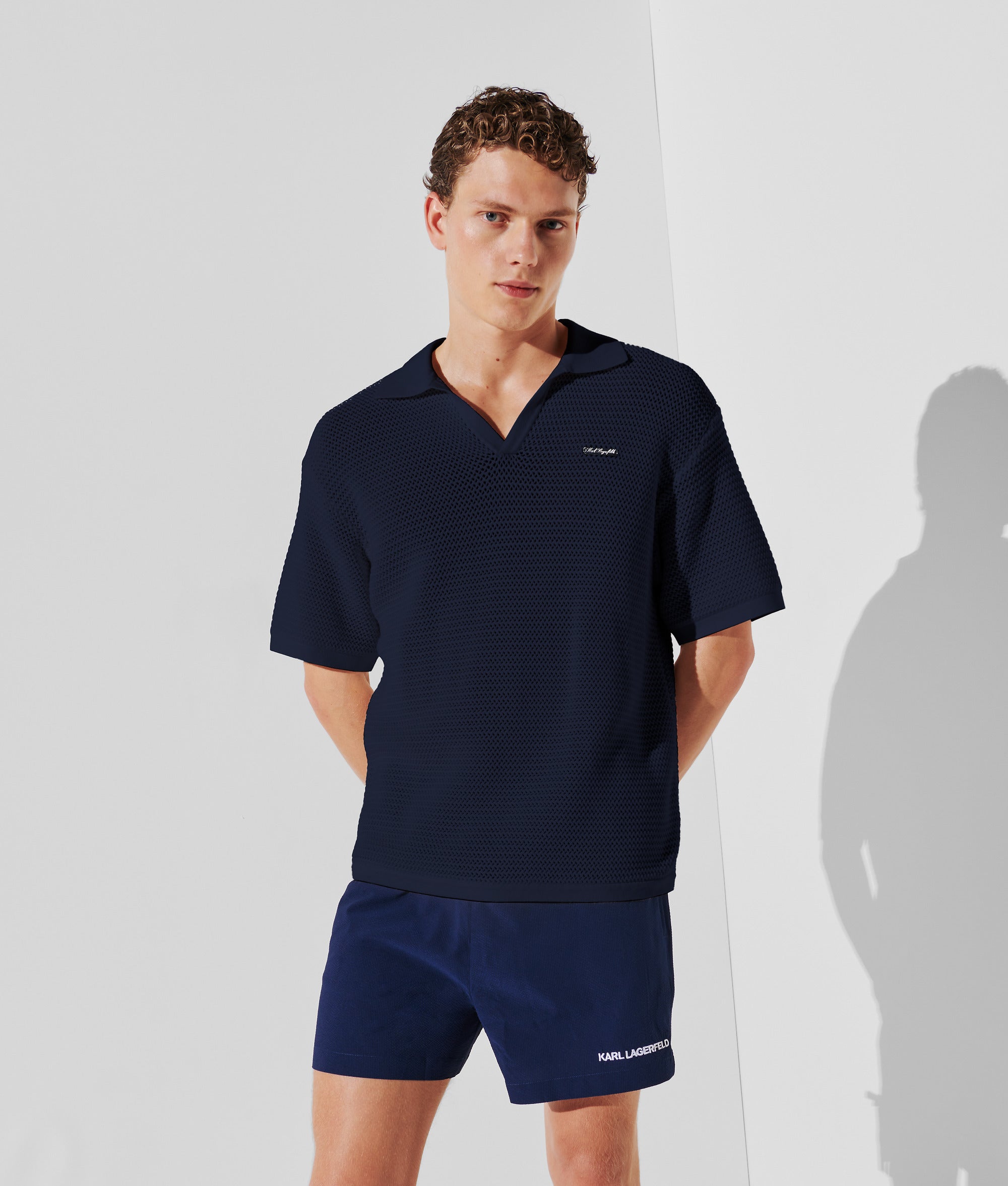 HOTEL KARL CROCHET POLO SHIRT