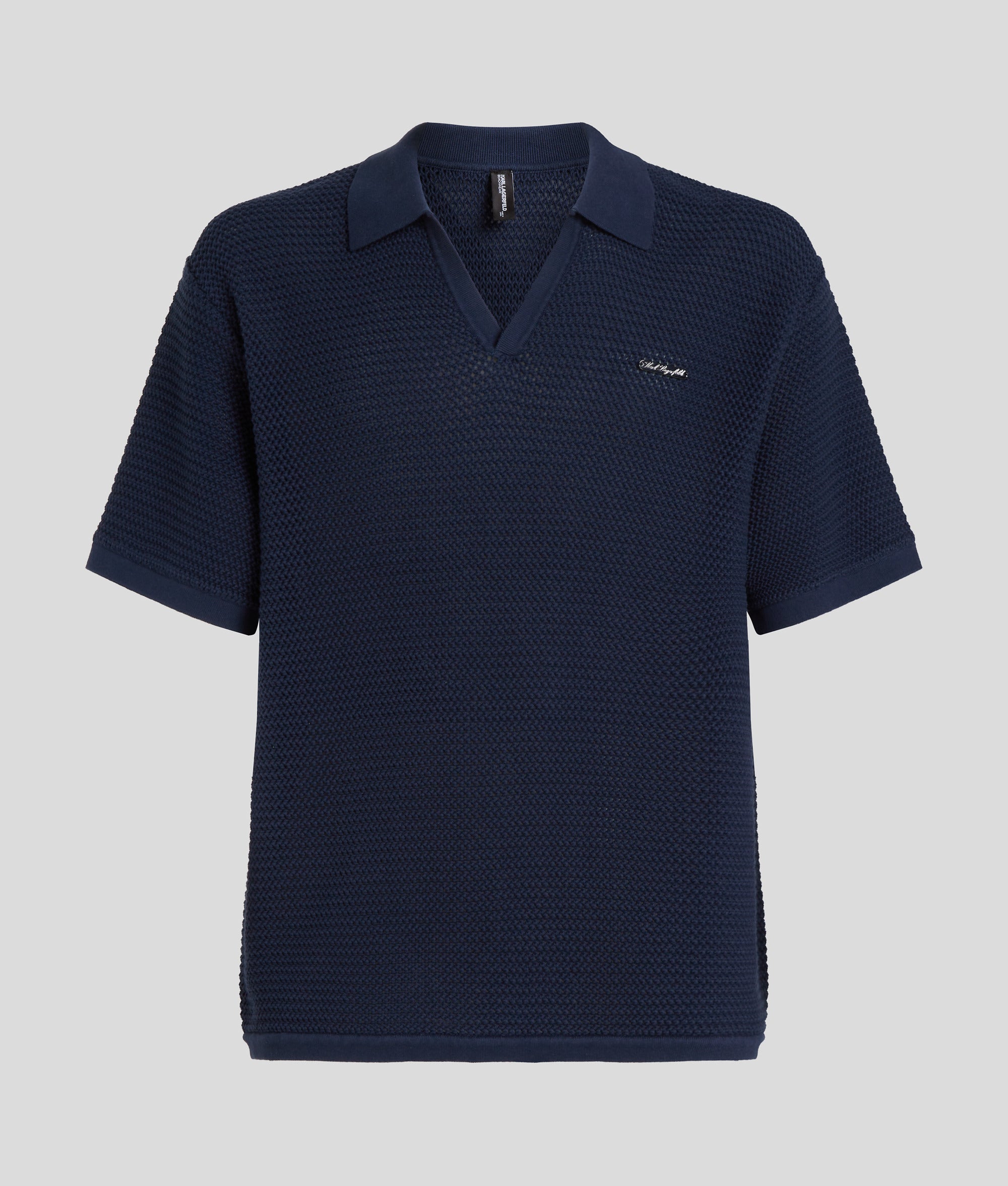 HOTEL KARL CROCHET POLO SHIRT - Image 5