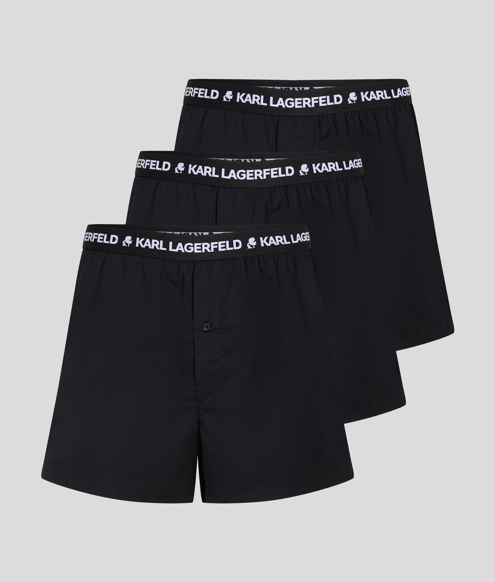 LOGO WOVEN BOXER SHORTS ?C 3 PACK