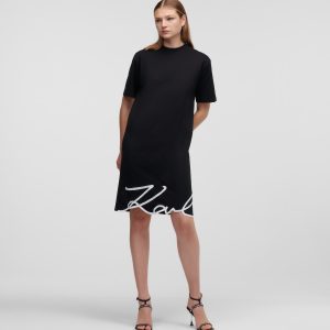 SIGNATURE HEM T-SHIRT DRESS