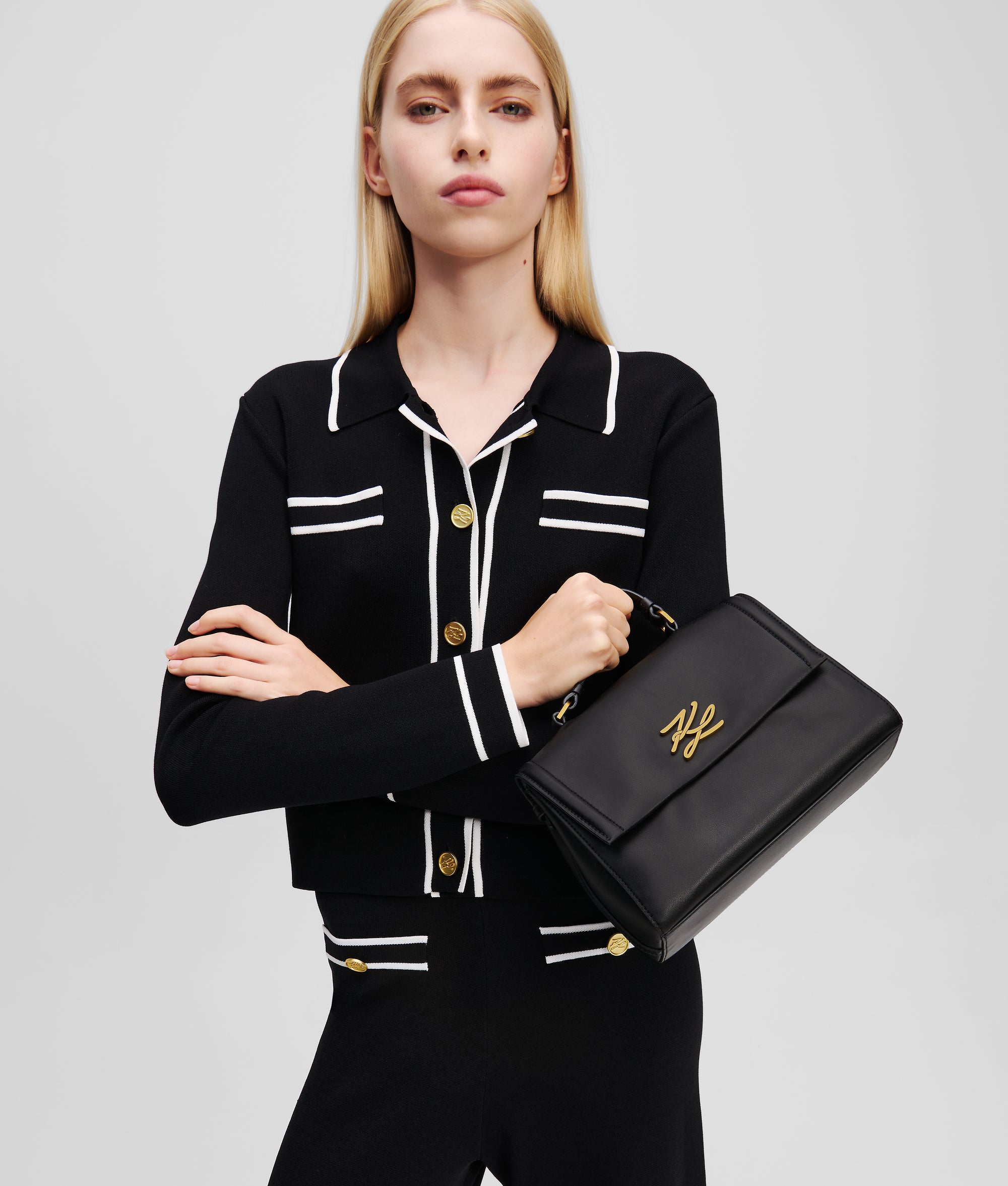 K/AUTOGRAPH TOP-HANDLE CROSSBODY BAG - Image 2