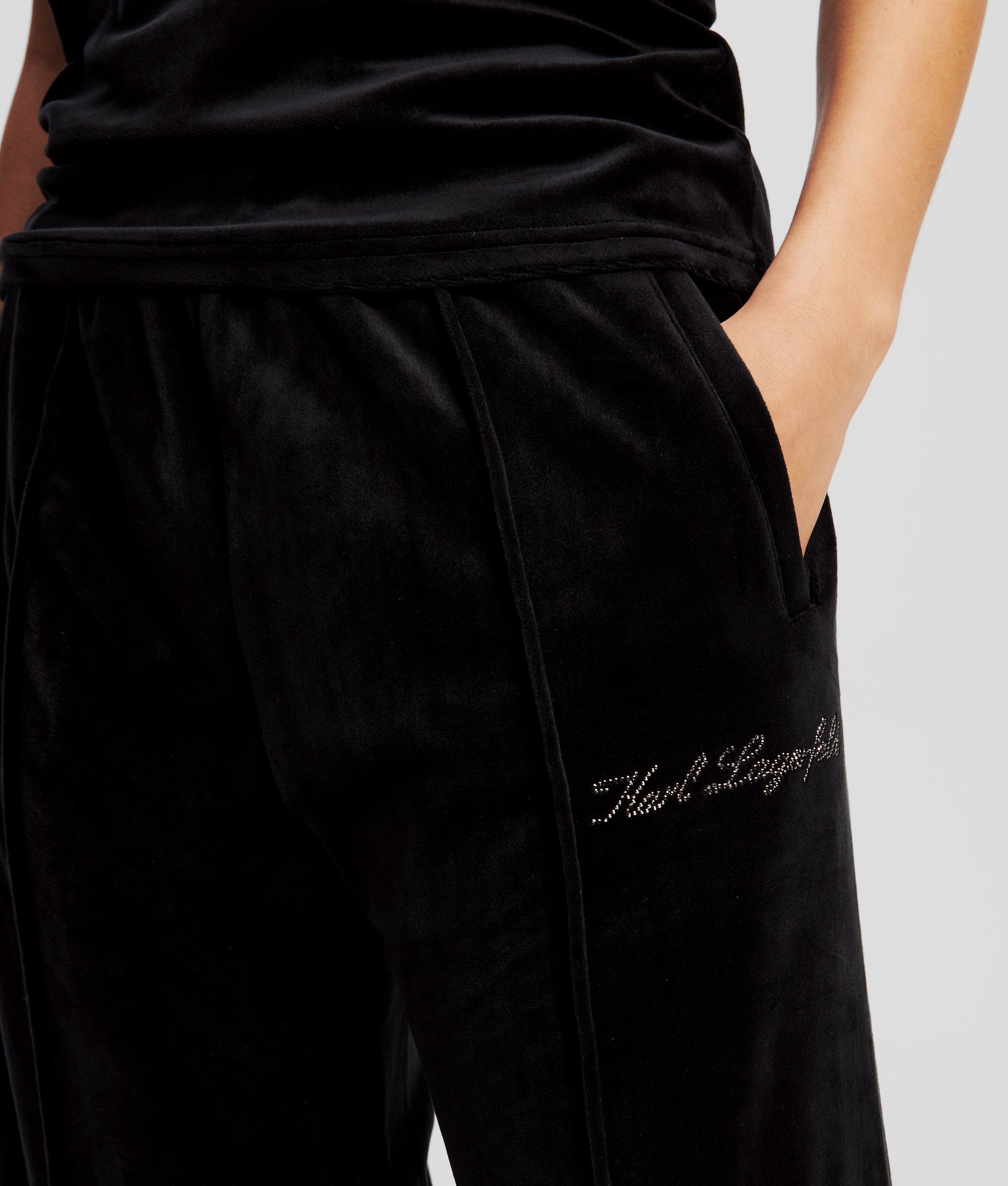 HOTEL KARL VELOUR JOGGERS - Image 4
