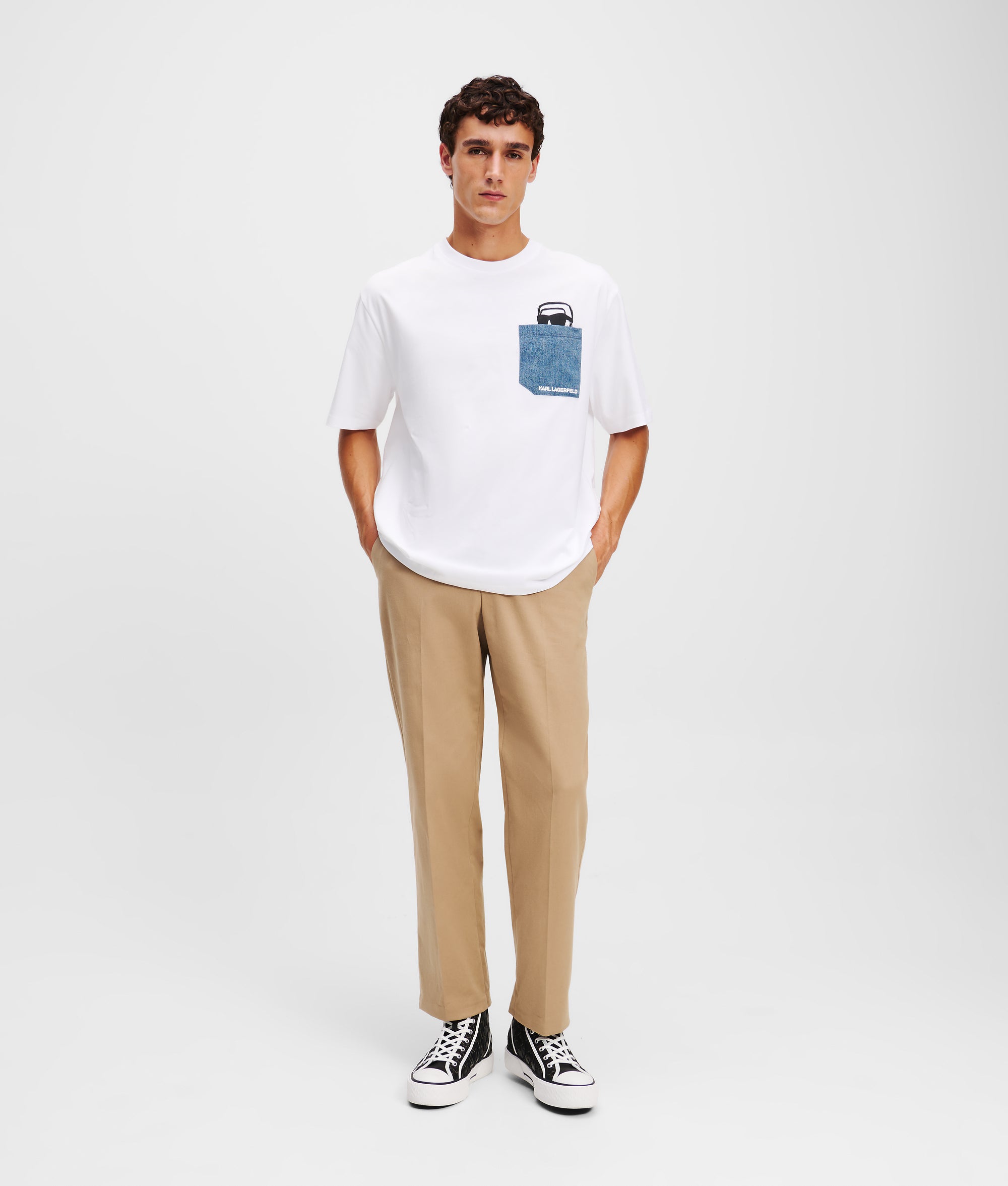 IKON DENIM POCKET T-SHIRT - Image 4