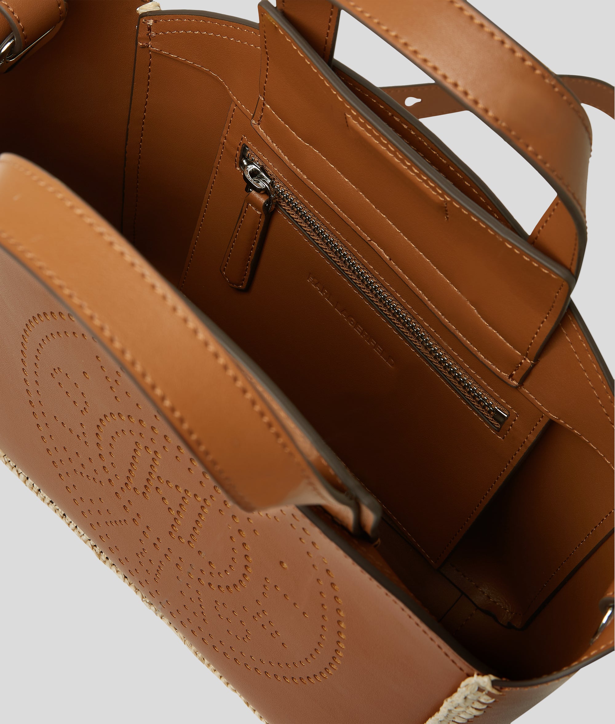 K/CIRCLE PERFORATED SMALL TOTE BAG - Image 5