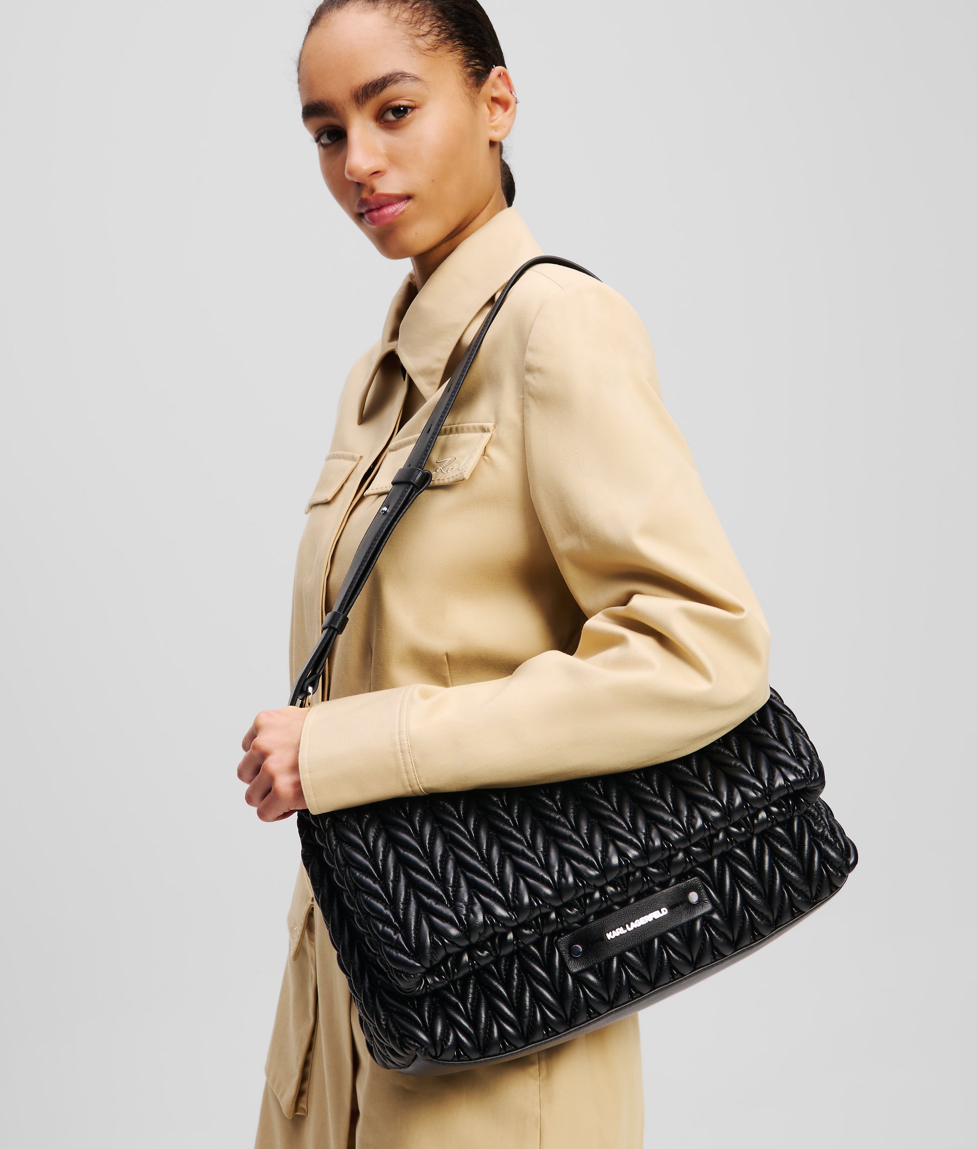 K/WEAVE LARGE SHOULDER BAG - Image 2