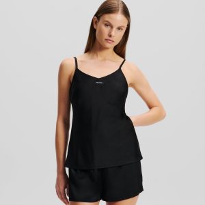 LOGO SATIN PAJAMA SET