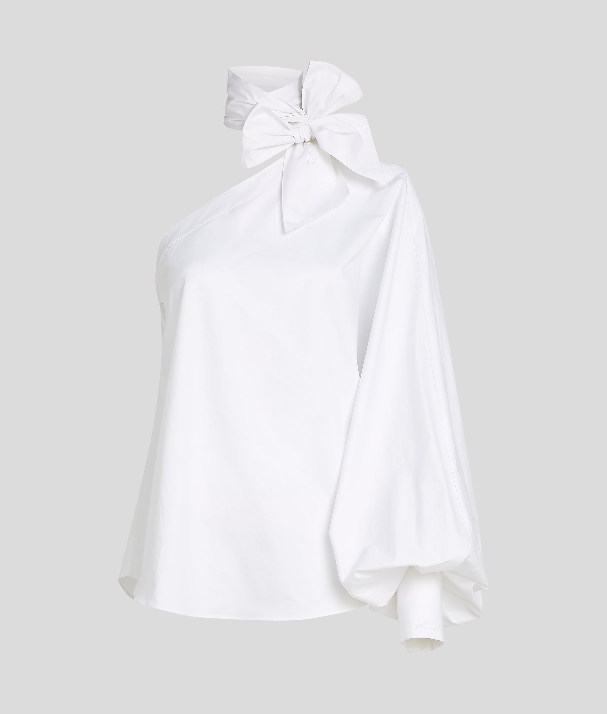 ONE-SLEEVE BOW-DETAIL SHIRT - Image 5