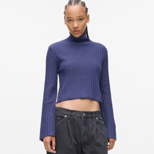 Pleated sweater