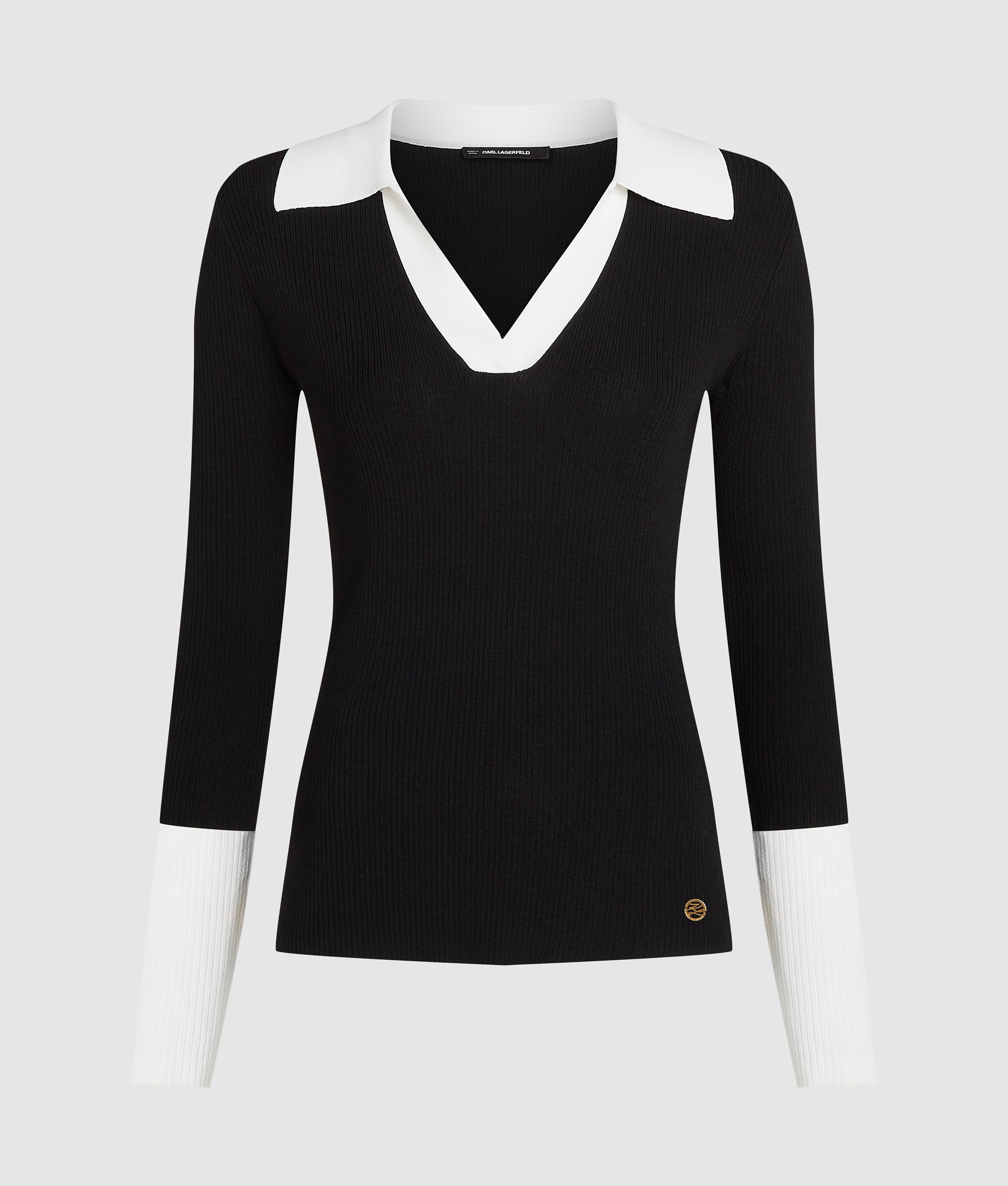 Monochrome polo shirt - Image 5