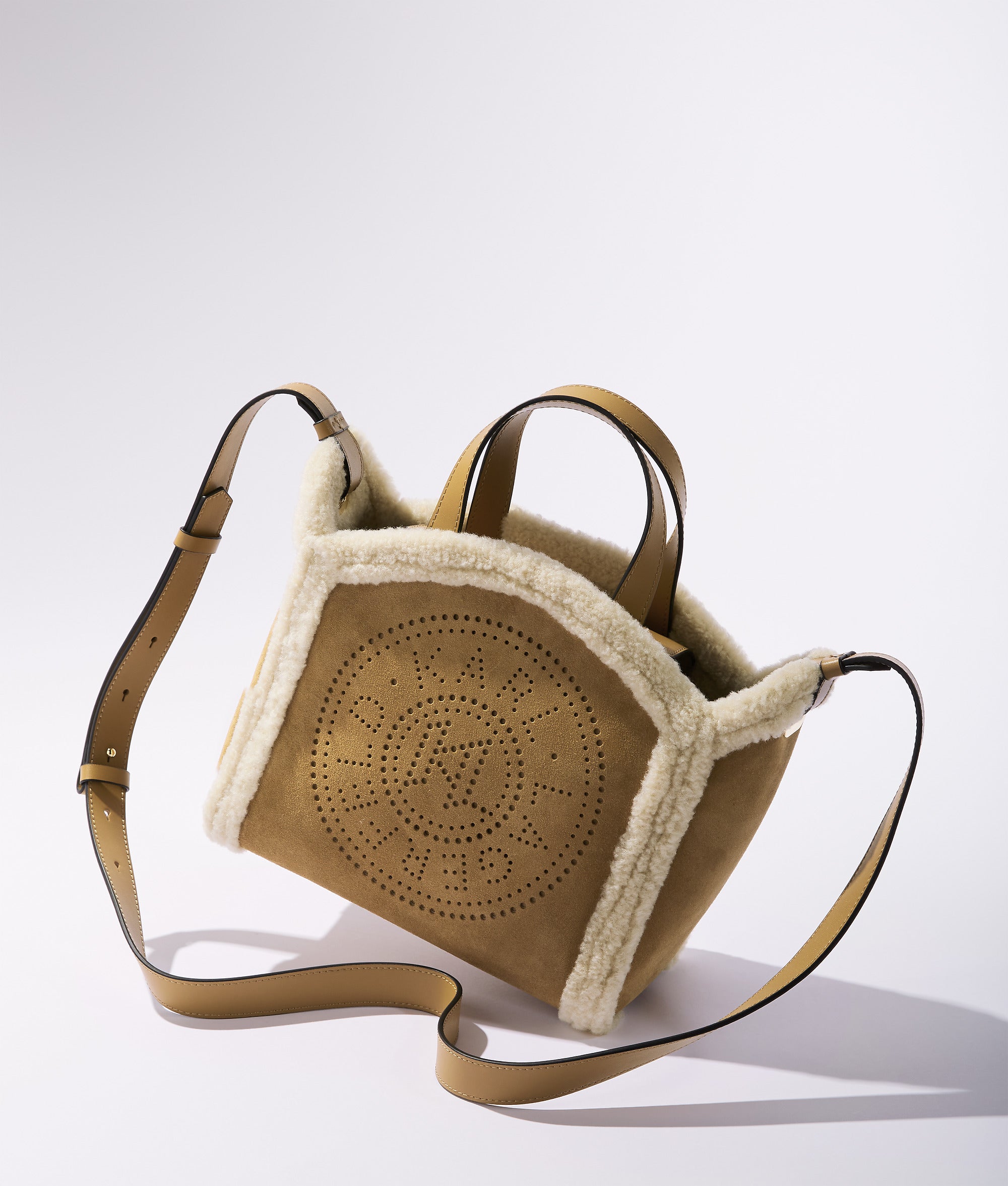 K/Circle small shearling tote bag - Image 6