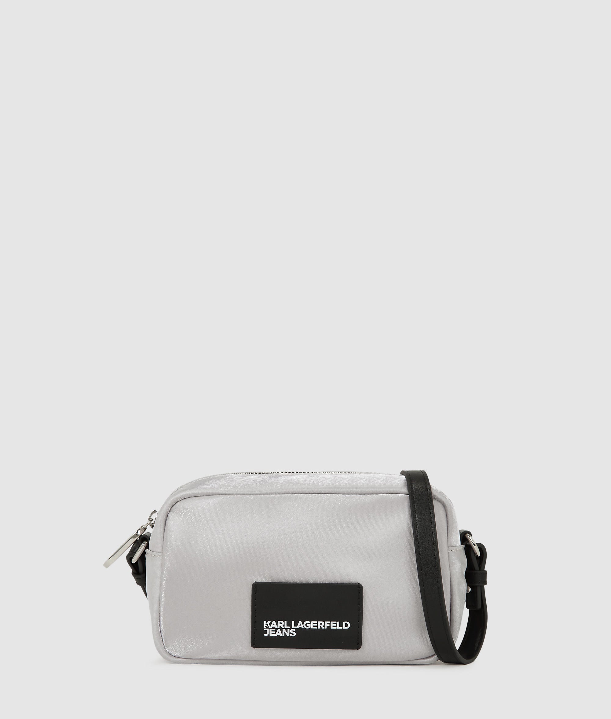 Metallic nylon camera bag