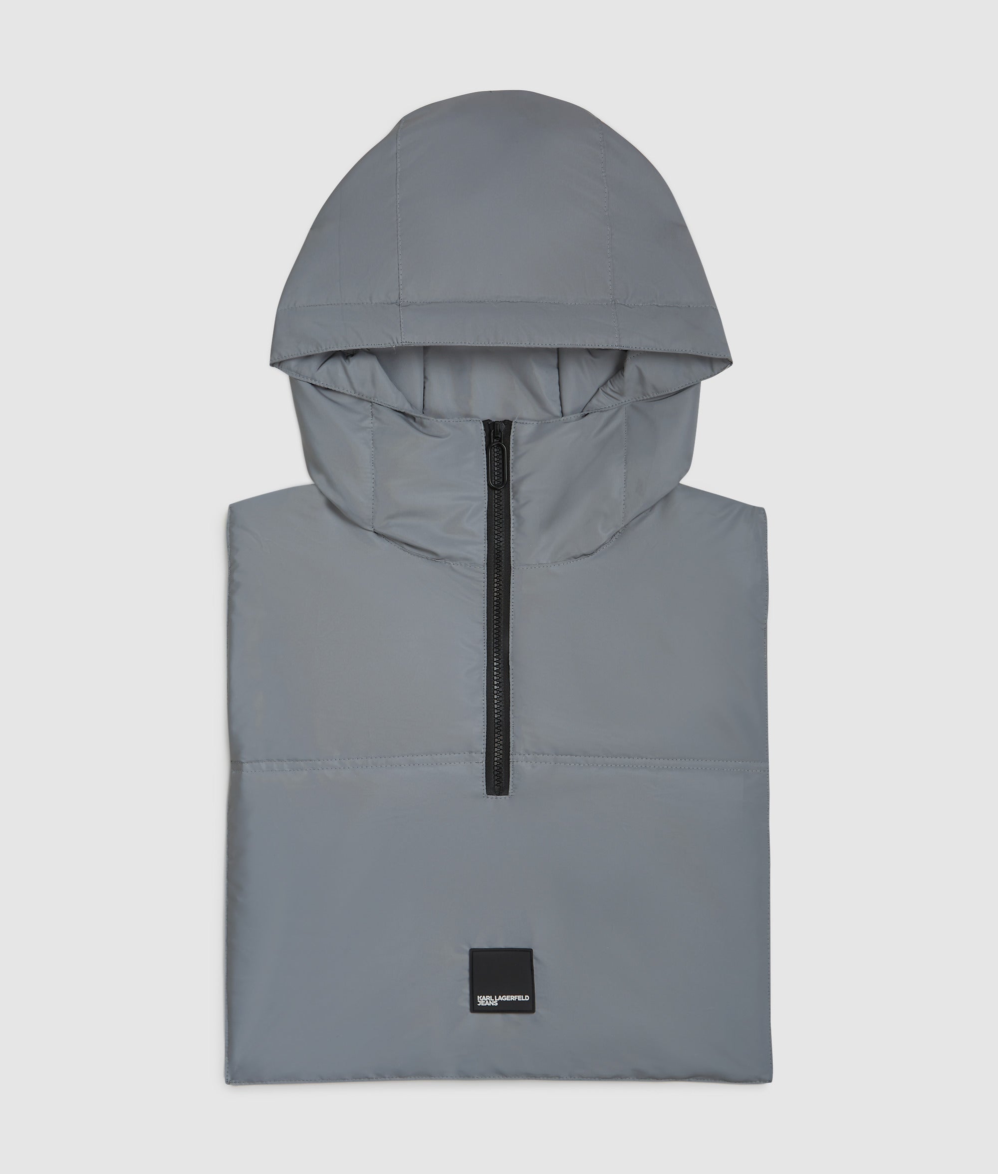 Sleeveless reflective hood