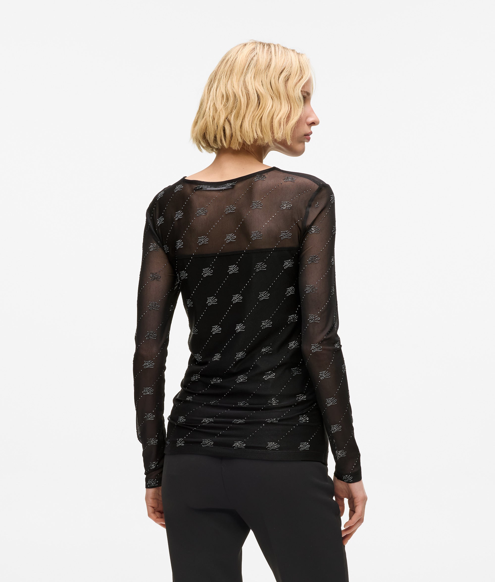 Rhinestone Autograph mesh top - Image 2