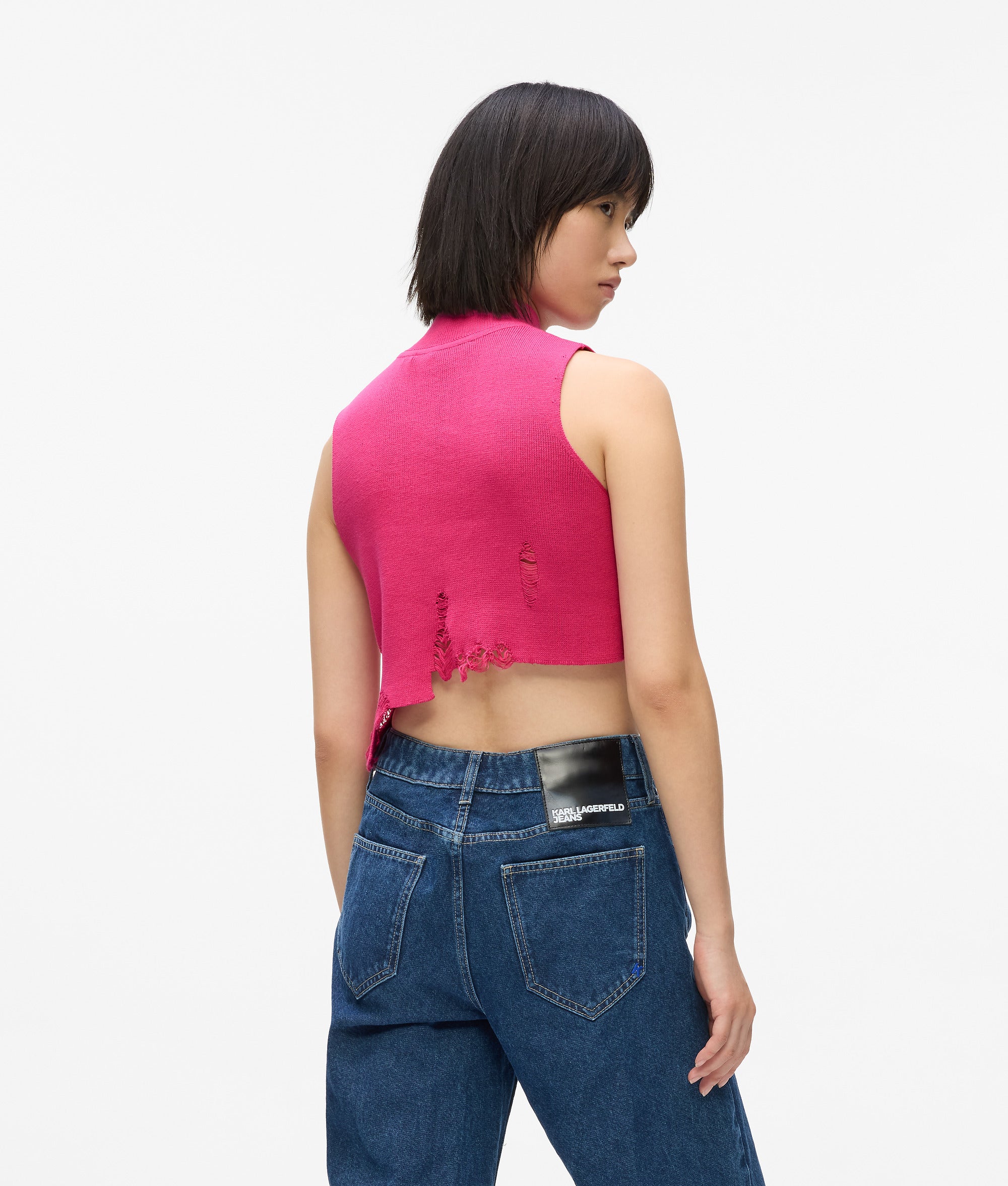 Distressed knitted top - Image 2