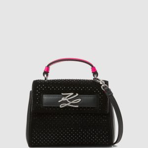 Exclusive K/Autograph rhinestone nano bag