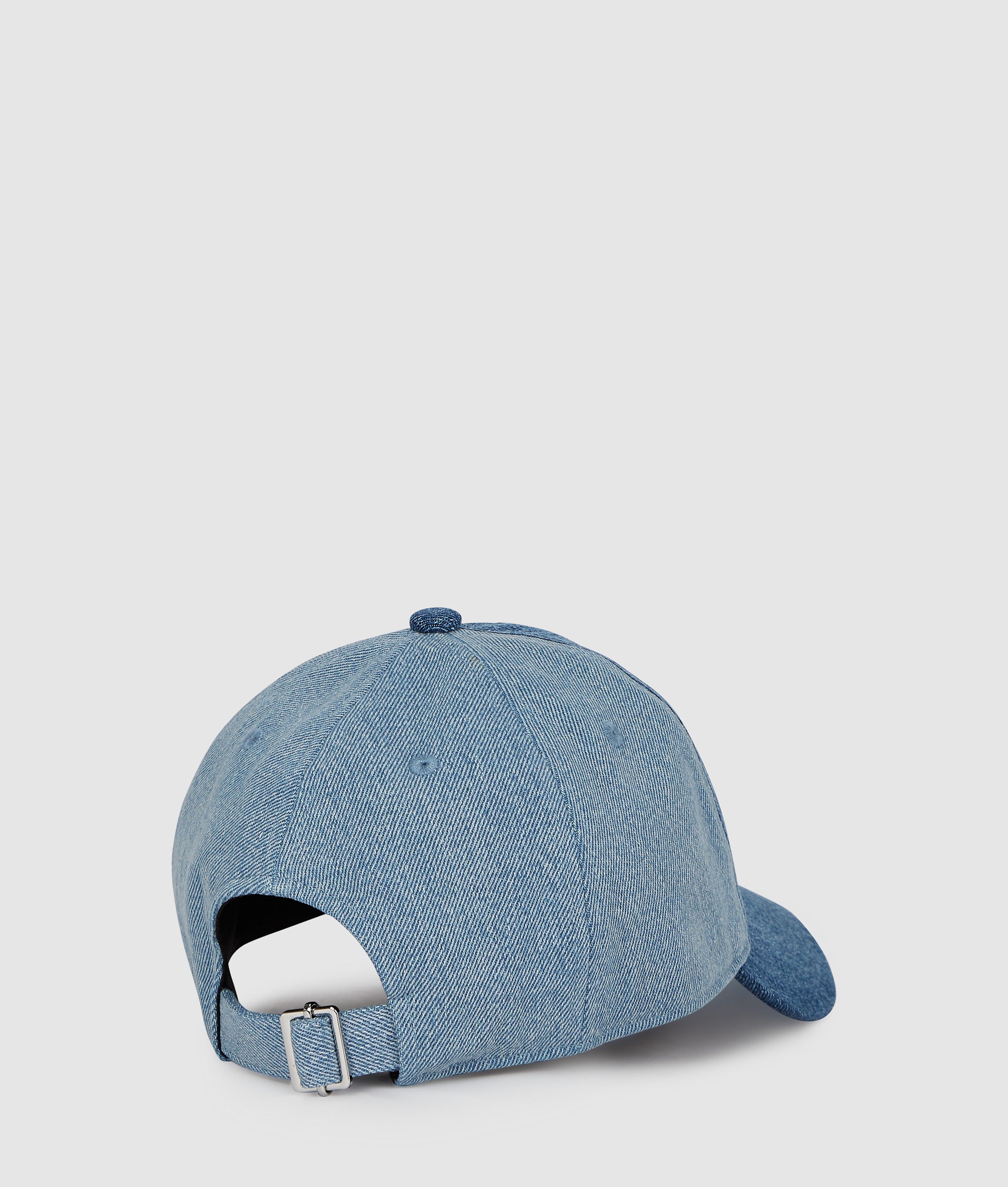 Two-tone light denim cap - Image 3