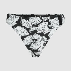 Fan print bikini bottoms