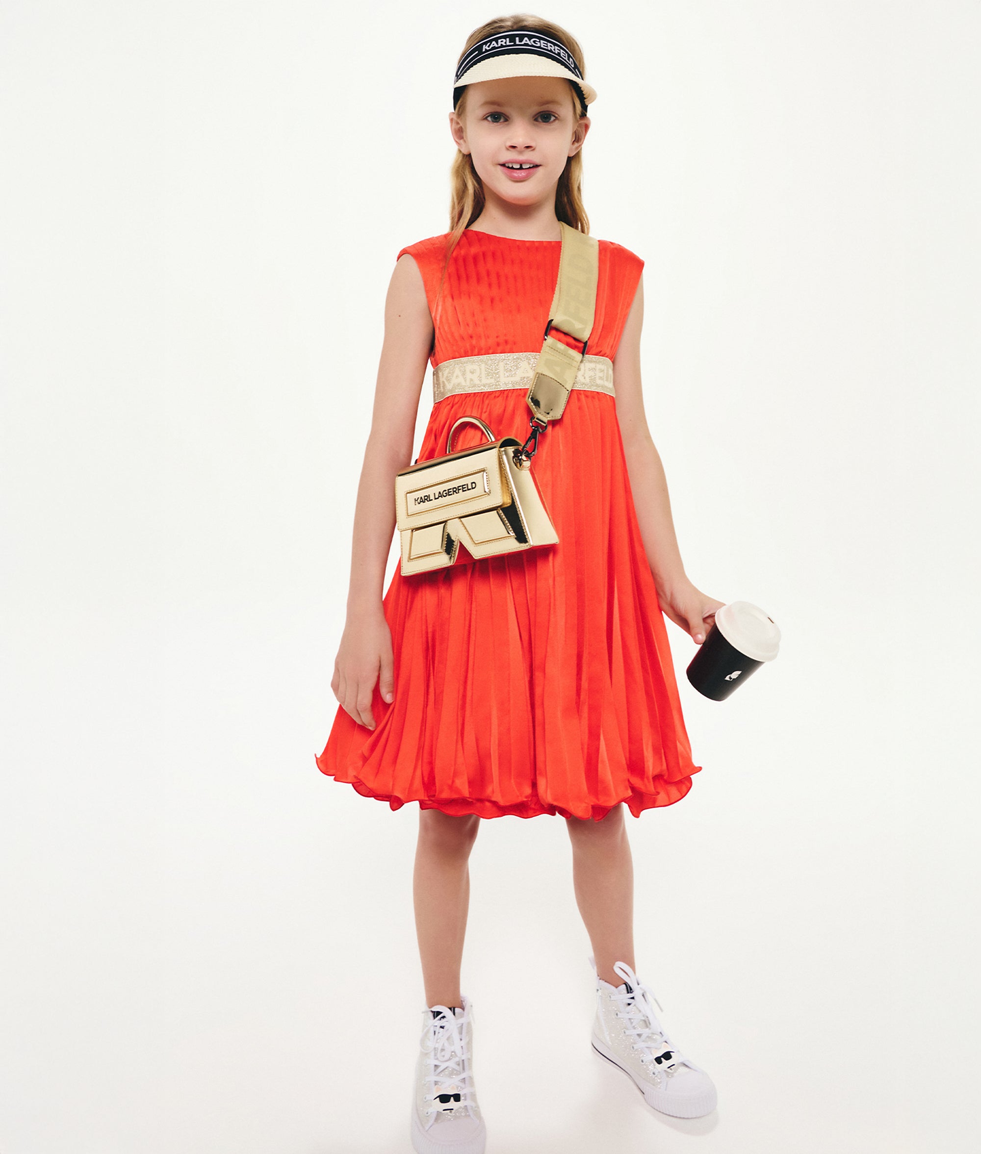 GIRLS LOGO PARTY DRESS - Image 5
