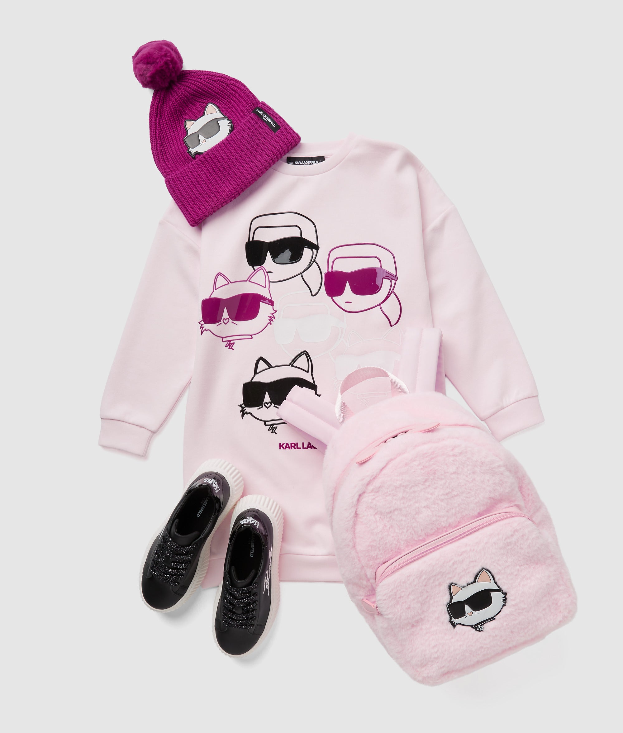 Girls Ikon sweatshirt dress - Image 2