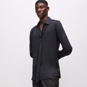 KL Studio scarf shirt